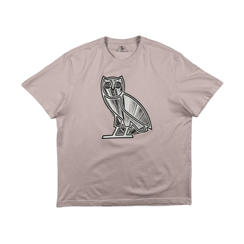 OVO Metallic Owl Tee Pink (USED)