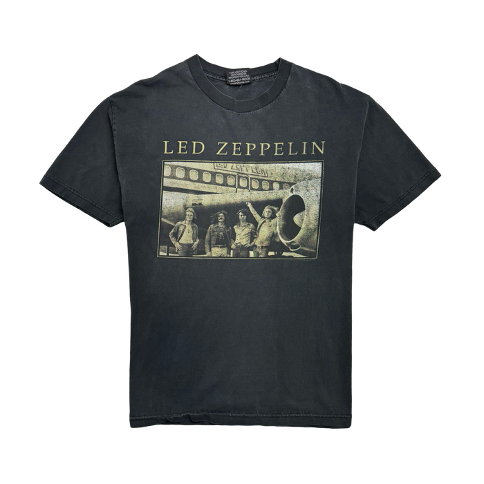 (M) Vintage '05 Led Zeppelin Band Tee Black | Vitnage Clothing Store Canada