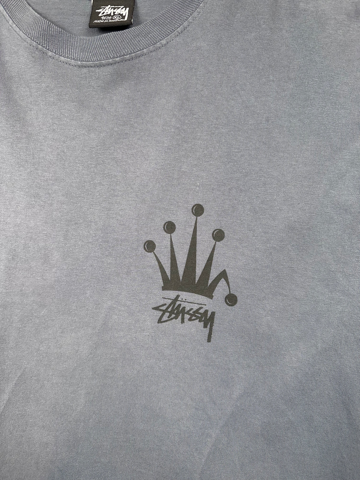 Stussy Regal Crown Pigment Dyed Tee Indigo (USED)