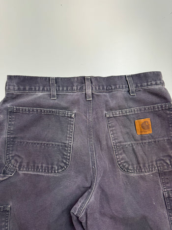 (32) Vintage Carhartt Carpenter Pants Faded Black