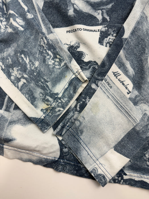 Supreme Michelangelo L/S Top Navy (USED) | Vitnage Clothing Store Canada