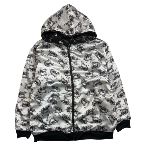 2000s Mecca Full Zip Reversible Hoodie | Vintage Clothing Store Canada