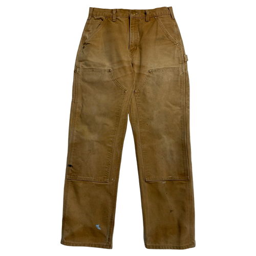Carhartt Double Knee Carpenter Pants Khaki | Vintage Clothing Store Canada