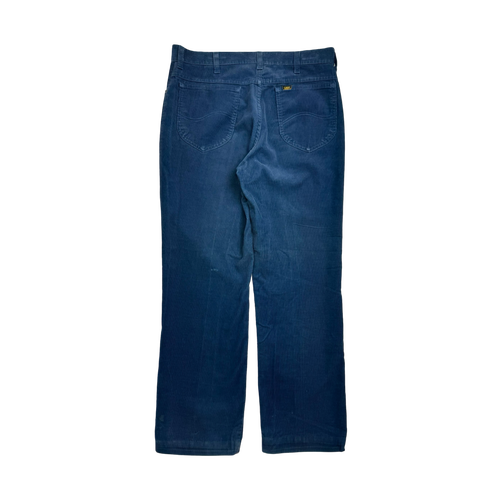 (32) Vintage Lee Corduroy Pants Blue | Vintage Clothing Store Canada