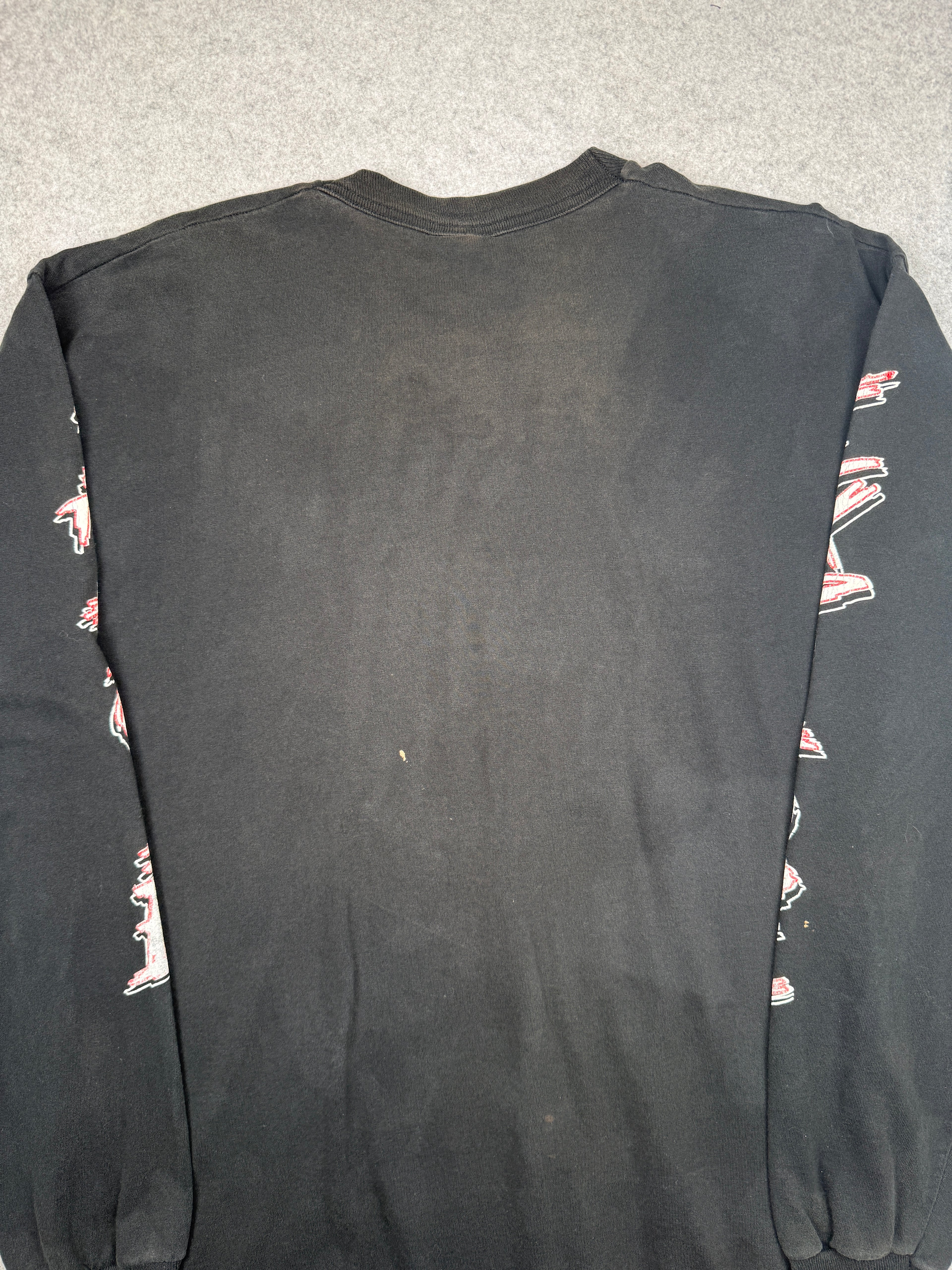 Vintage 90's Space Jam Taz L/S Tee Black