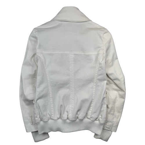 Women’s Burberry Light Jacket White (USED) | Vintage Clothing Store Canada