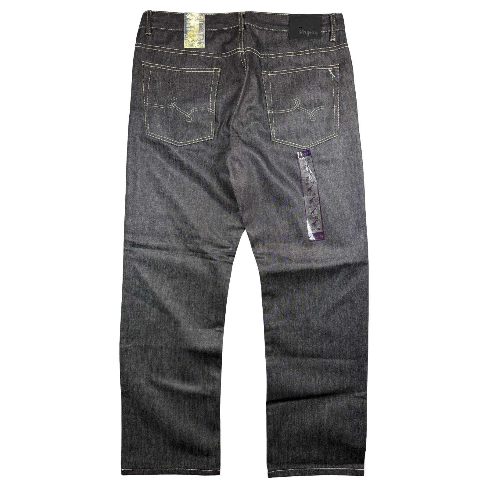 Vintage Y2K Lrgeans True Straight Fit Denim Jeans Black