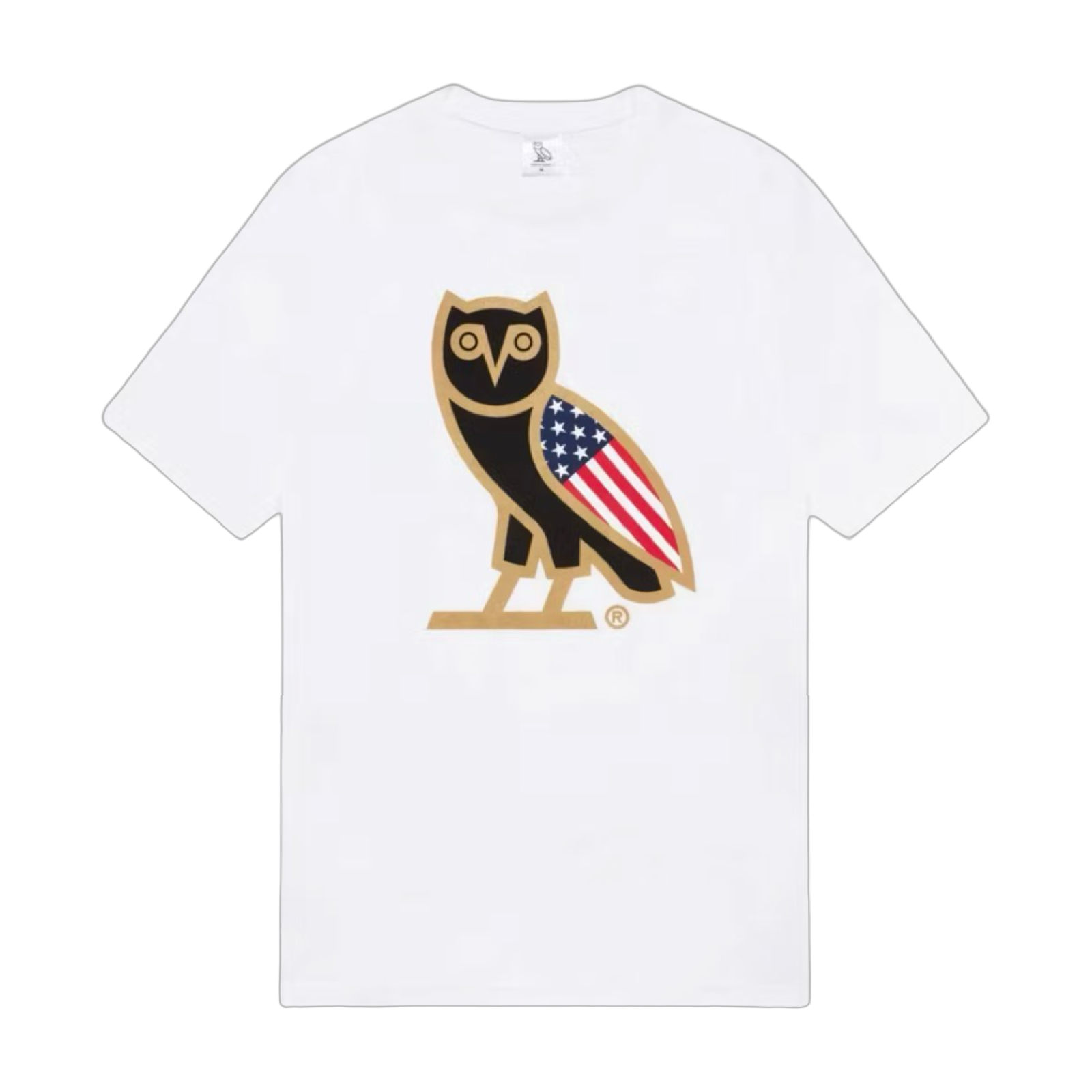 OVO USA OG Owl Tee White