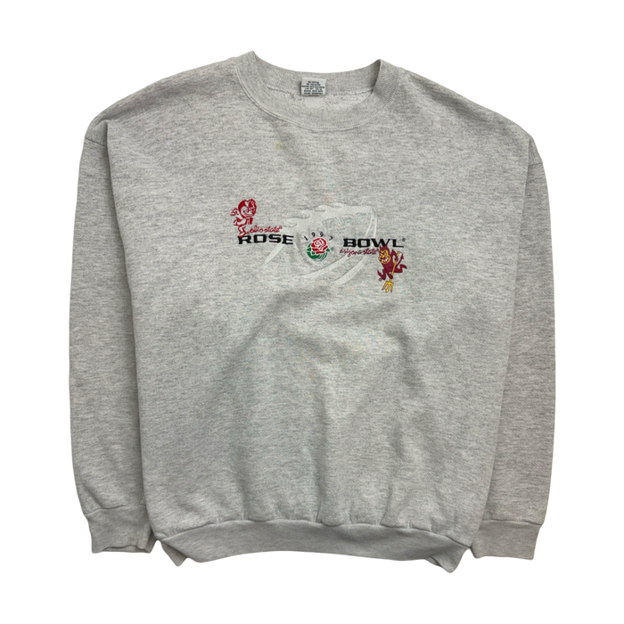 (L) Vintage '97 Arizona State Rose Bowl Sweatshirt White | Vitnage Clothing Store Canada