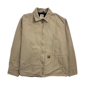 Vintage Carhartt Zip Light Work Jacket Beige