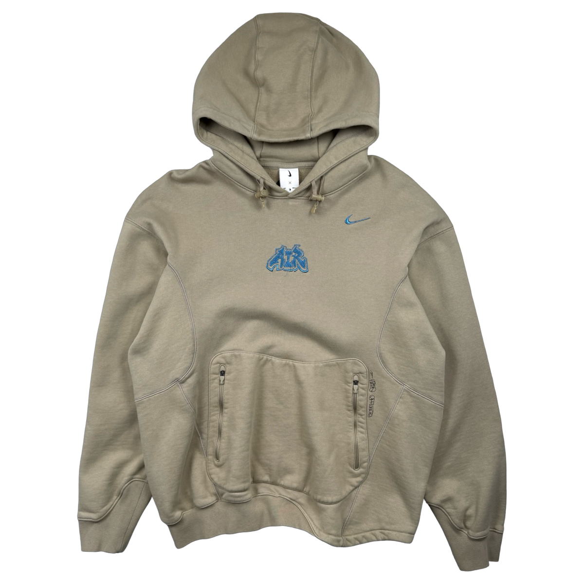 Nike x Off-White Fleece Hoodie Beige (USED)