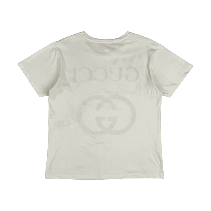 Gucci Interlocking GG Tee Cream (USED) | Vitnage Clothing Store Canada