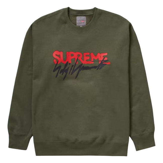 Supreme Yohji Yamamoto Crewneck Olive