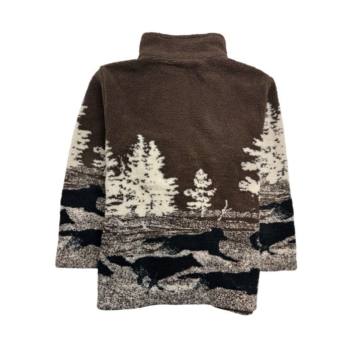 Vintage 90s National Wildlife Nature Fleece Zip-Up | Vitnage Clothing Store Canada