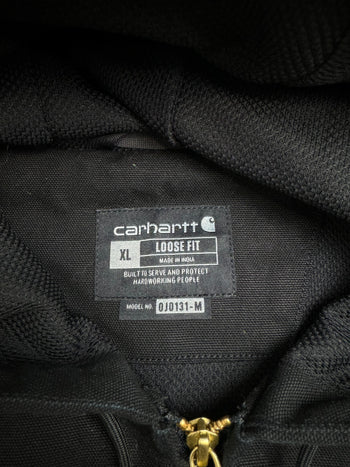 (XXL) Carhartt Zip-Up Hooded Jacket Black