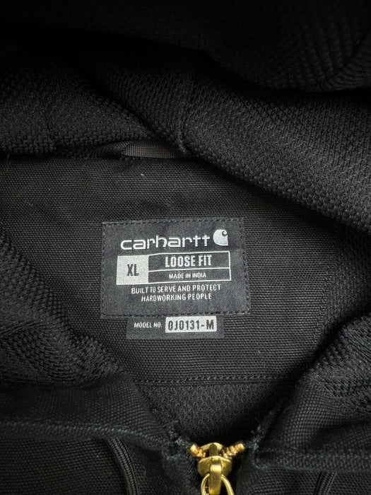 (XXL) Carhartt Zip-Up Hooded Jacket Black | Vitnage Clothing Store Canada