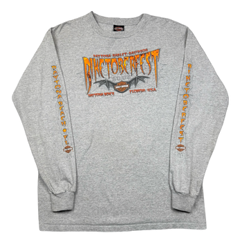 Vintage Harley Davidson Biketoberfest L/S Tee Grey