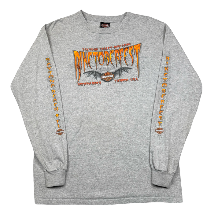 Vintage Harley Davidson Biketoberfest L/S Tee Grey | Vitnage Clothing Store Canada