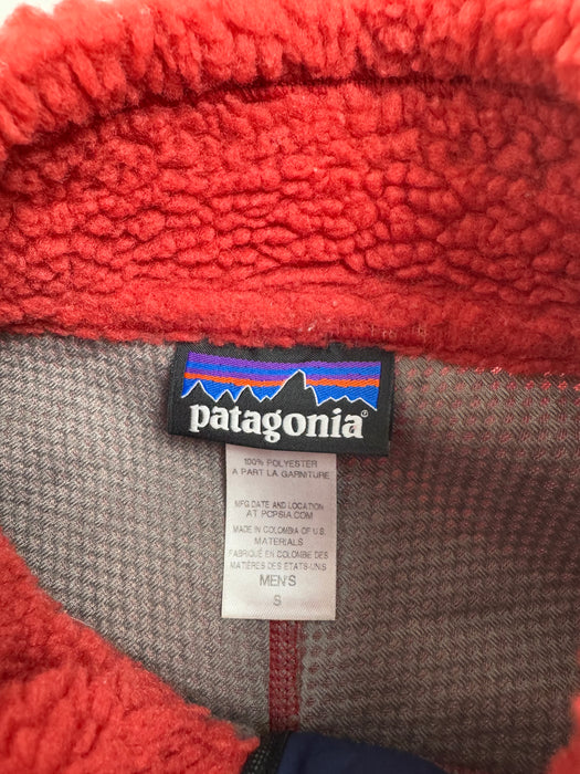 Vintage Patagonia Zip-Up Fleece Vest Red | Vitnage Clothing Store Canada