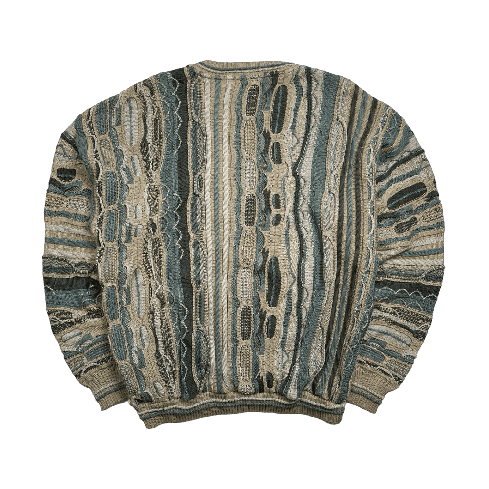 Vintage Protege 3D Textured Knit Sweater Multi
