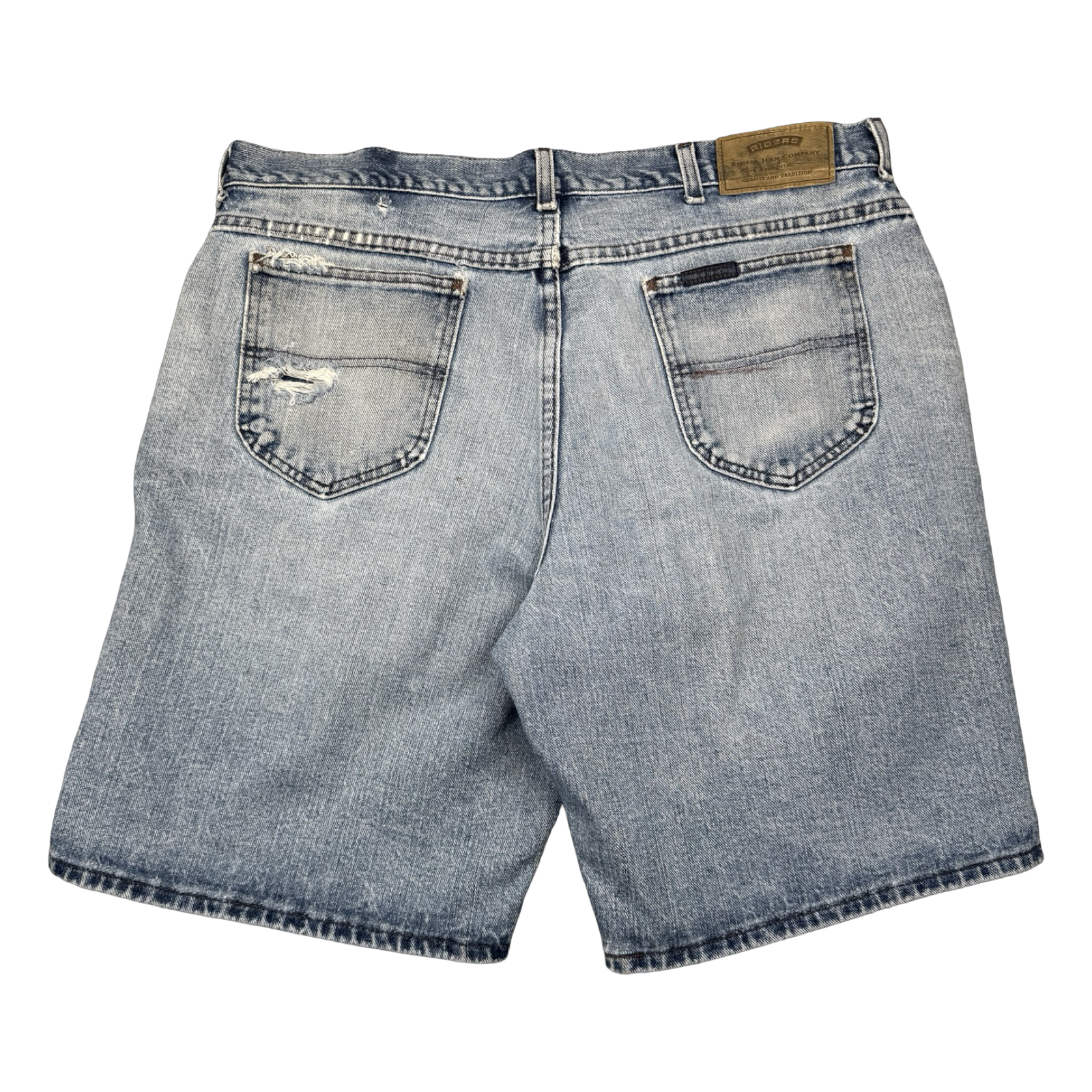 Riders Distressed Denim Shorts