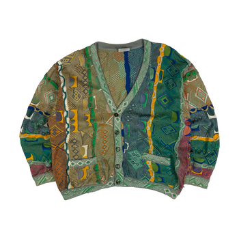 Vintage Coogi 3D Cardigan Knit Sweatshirt
