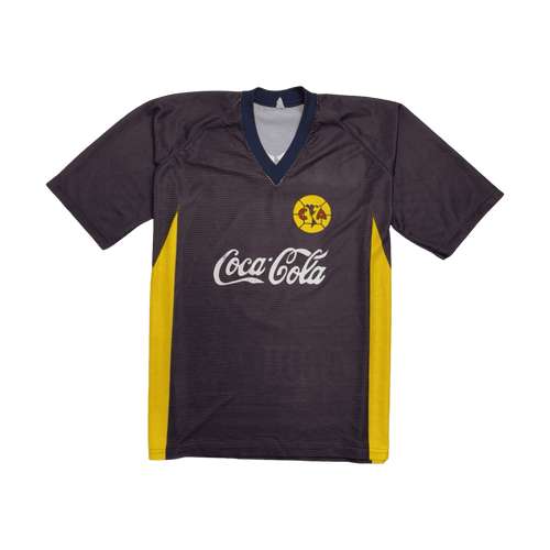 (L) Vintage Coca-Cola Soccer Jersey Brown | Vintage Clothing Store Canada