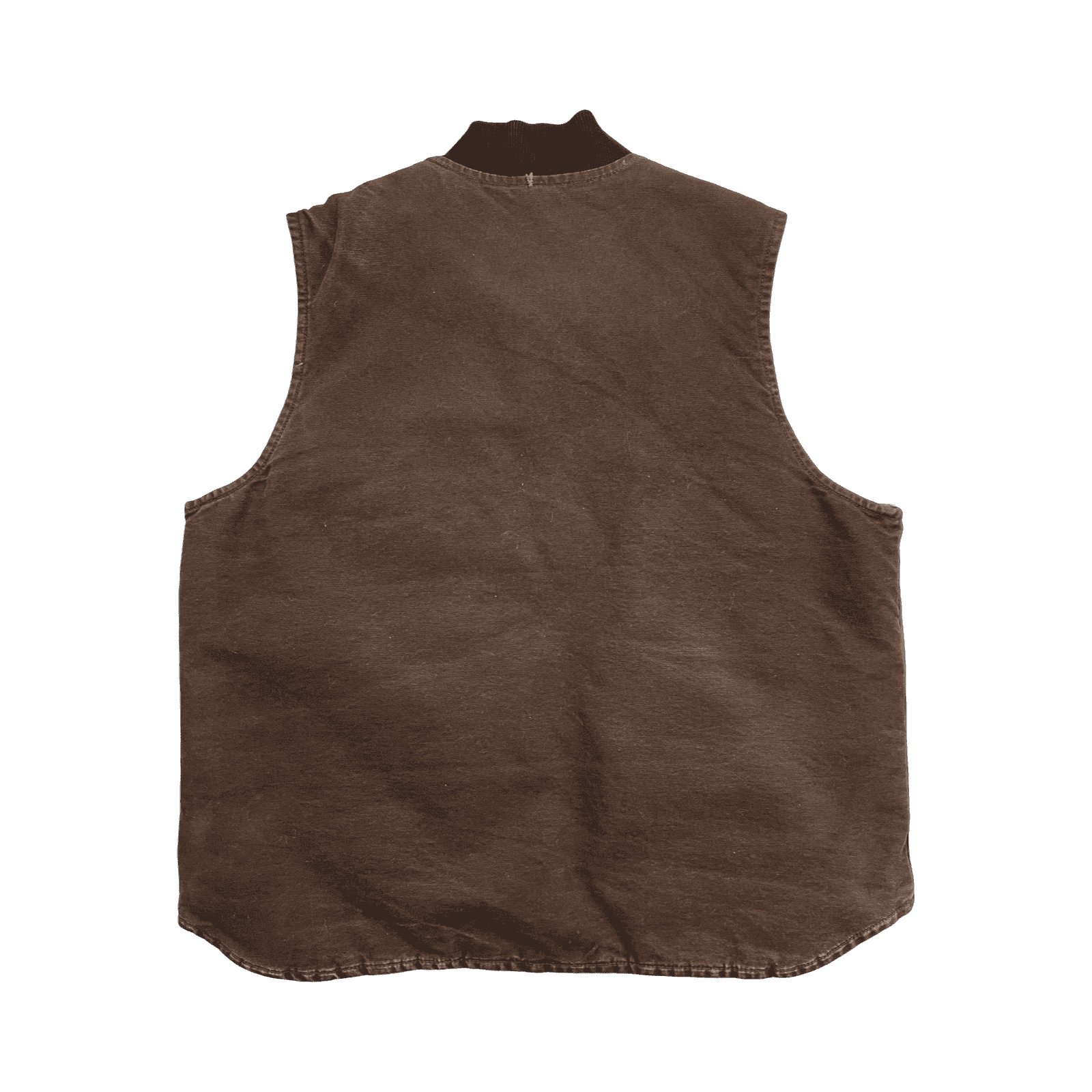 Vintage 2000s Carhartt Quilt Lined Vest Brown