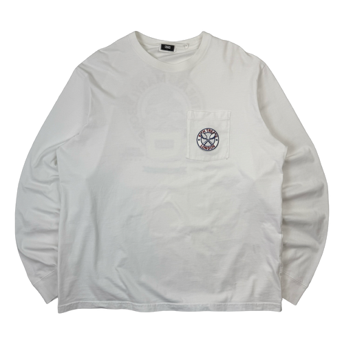 KITH Treats London Academy L/S Tee White (USED) | Vintage Clothing Store Canada