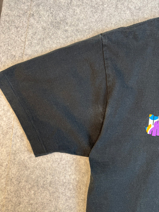 BAPE x Undefeated Unbalanced Tee Black/Multi (USED) | Vitnage Clothing Store Canada