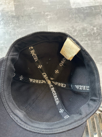 Chrome Hearts CH Logo Fitted Hat Black