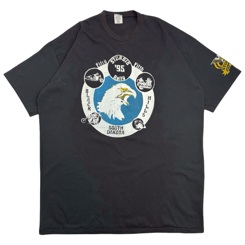 Vintage 1995 Harley Davidson Sturgis Black Hills Tee Black | Vintage Clothing Store Canada