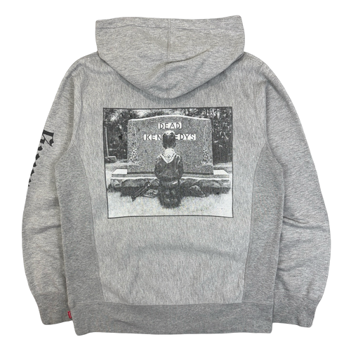 Supreme Dead Kennedy Hooded Sweatshirt Grey (USED) | Vintage Clothing Store Canada