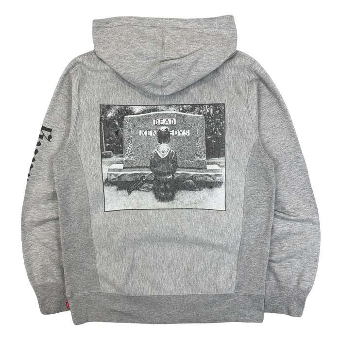 Supreme Dead Kennedy Hooded Sweatshirt Grey (USED) | Vitnage Clothing Store Canada