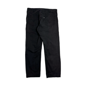 (35) Vintage Levis 505 Silver Tab Chino Pants Black