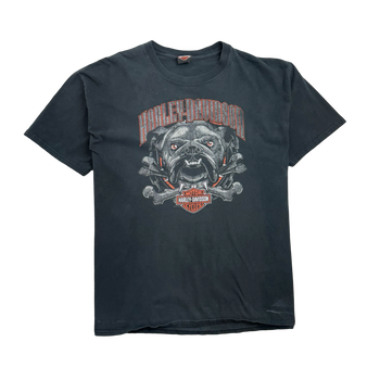 Vintage 2010s Petersen Harley Davidson Tee Black