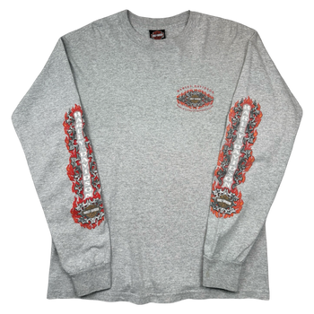 Vintage Harley Davidson The Shop L/S Tee Grey