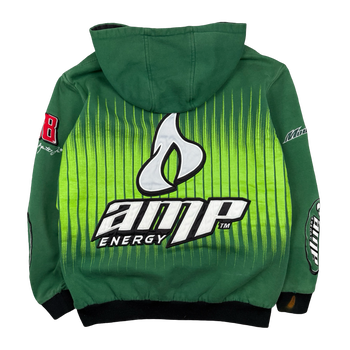 Vintage AMP Racing Zip Up Hoodie Green