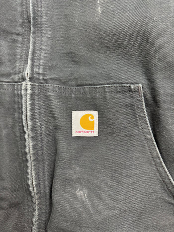Vintage Carhartt Zip Up Hooded Jacket Black