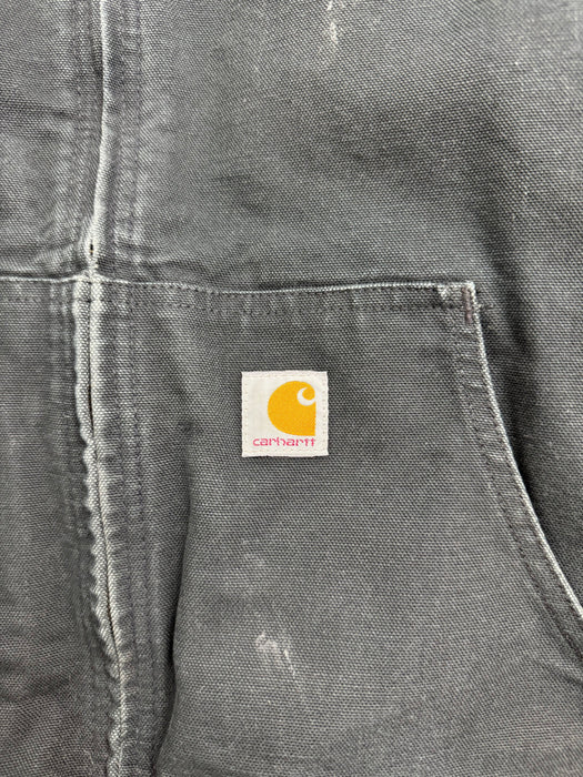 Vintage Carhartt Zip Up Hooded Jacket Black | Vitnage Clothing Store Canada