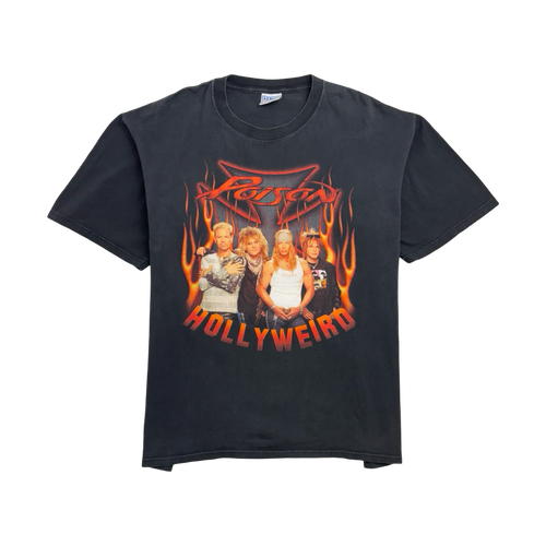 Vintage '02 Poison Hollyweird Tour Tee Black | Vintage Clothing Store Canada