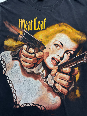 (XL) Vintage 90s Meatloaf Tour Tee Back