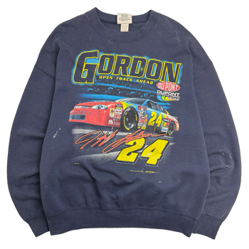 Vintage 1998 Jeff Gordon Nascar Racing Sweatshirt Navy