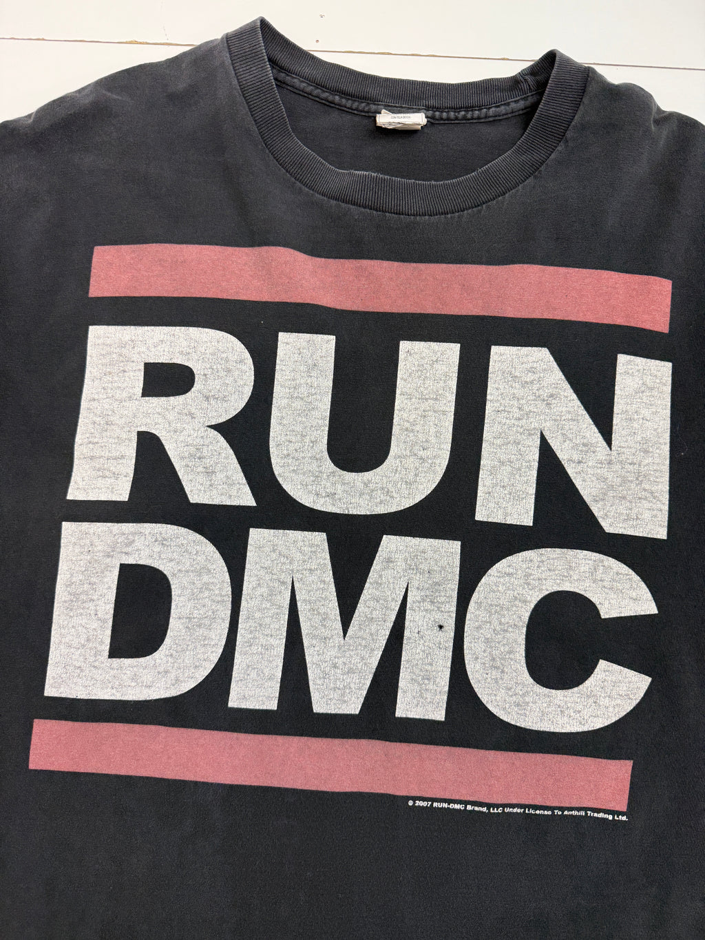 Vintage 2007 Run DMC Classic Promo Tee Black