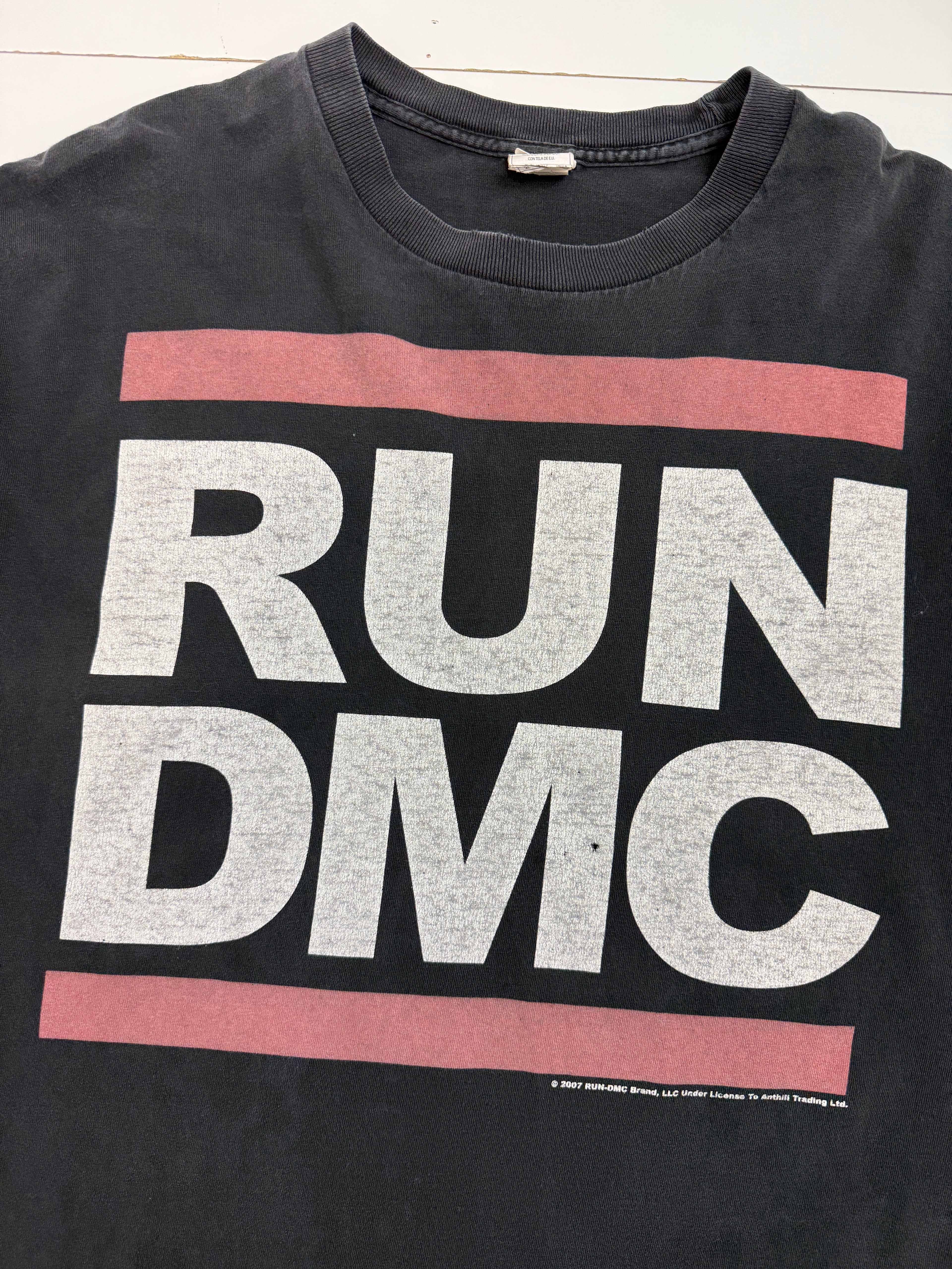 Vintage 2007 Run DMC Classic Promo Tee Black