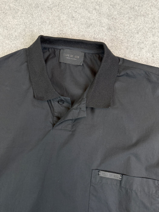 Fear of God 7th Collection Polo Tee Black (USED) | Vitnage Clothing Store Canada