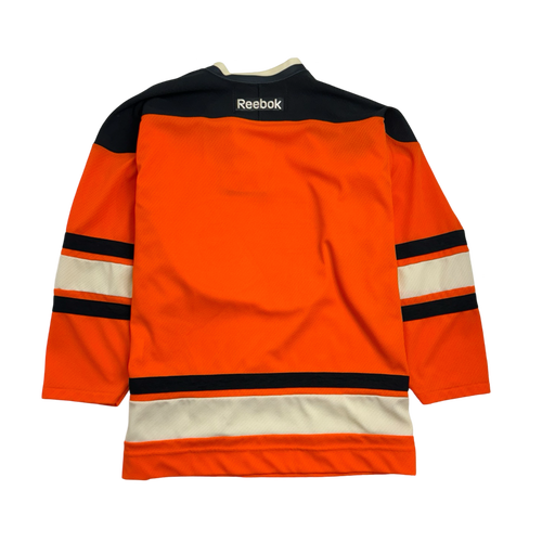 (L) Philadelphia Flyers Winter Classic Hockey Jersey Orange | Vintage Clothing Store Canada