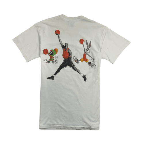 (M) Vintage '93 Nike Looney Tunes Jordan Promo Tee White | Vintage Clothing Store Canada