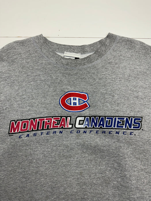 (L) Vintage Montreal Canadiens Sweatshirt Grey | Vitnage Clothing Store Canada