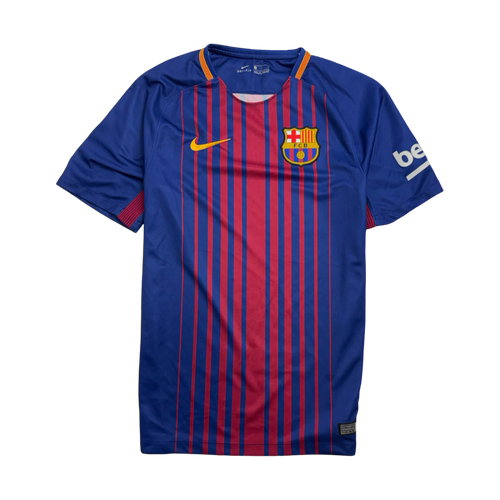 Nike FC Barcelona Soccer Jersey Blue | Vintage Clothing Store Canada